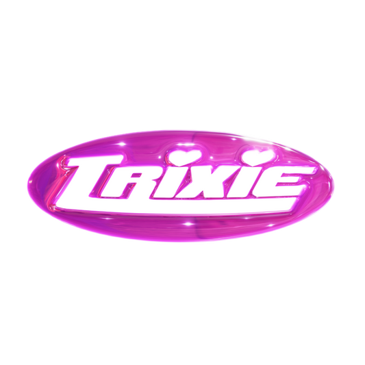 New Trixie Logo Domed Sticker