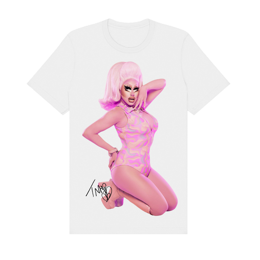 Bubblegum White Tee