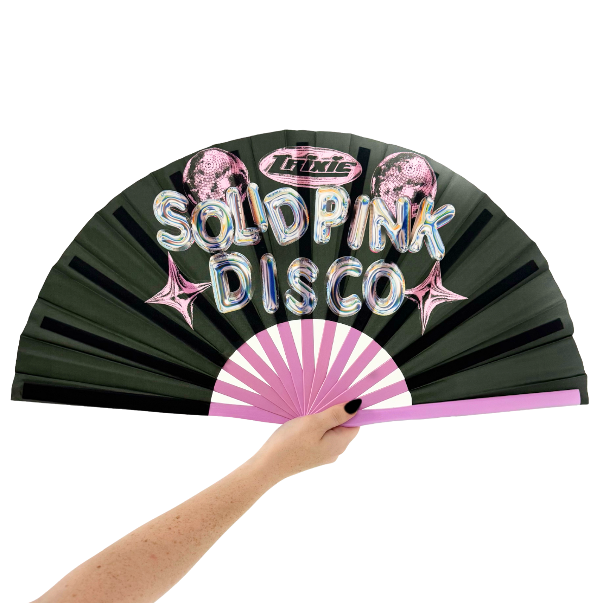 Solid Pink Disco 2025 Fan